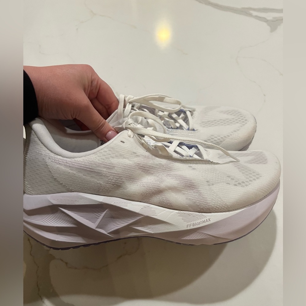 Asics White and Gray Athletic Shoes - Picture 3 of 8
